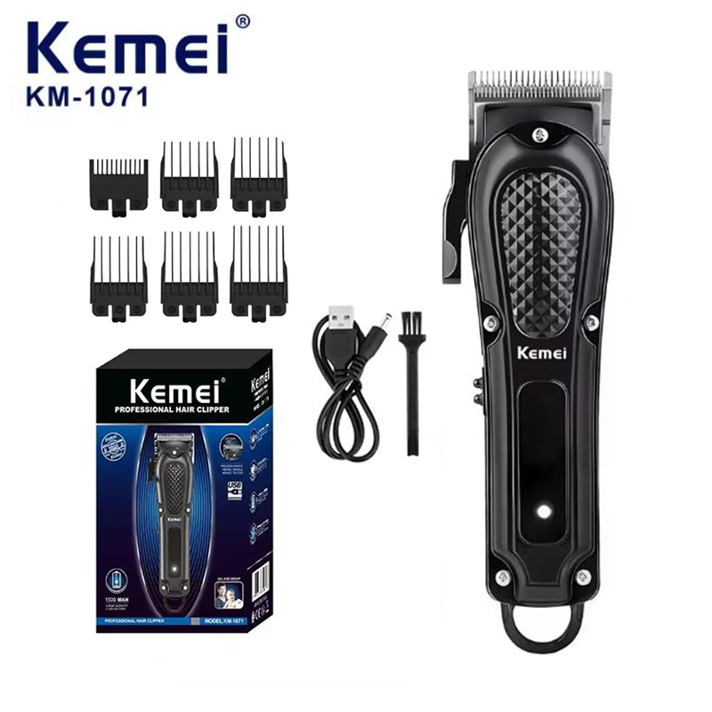 Men'S Grooming Scissors - Kemei KM-1071 Elektrische Haarschneidemaschine UBS Wiederaufladbare
