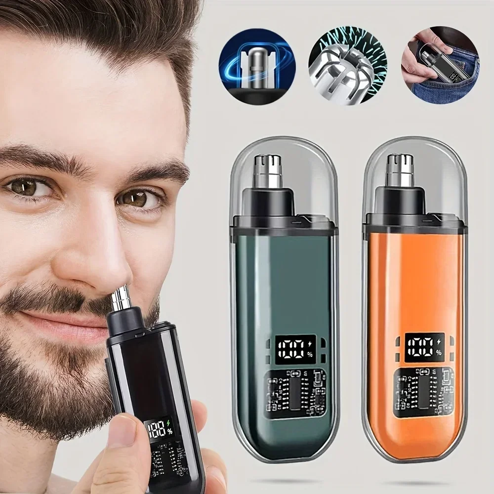 Men'S Grooming Scissors - Nasen- und Ohrhaartrimmer USB-Aufladbar für Männer