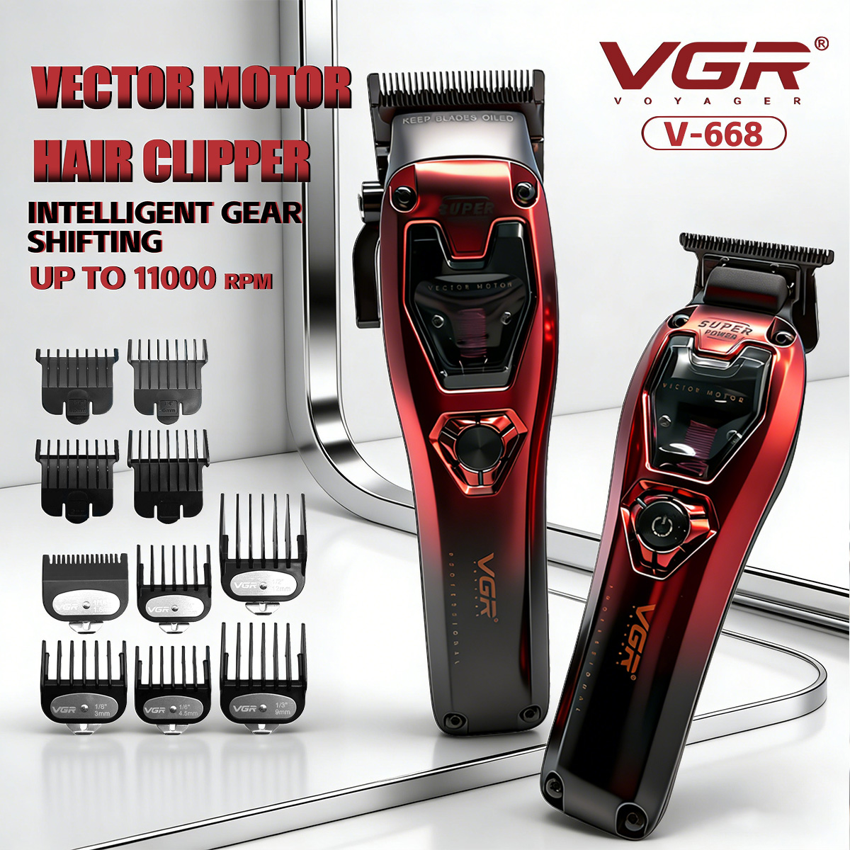Men'S Grooming Scissors - VGR friseur maschine Haarschneidemaschine Professioneller Haarschneider
