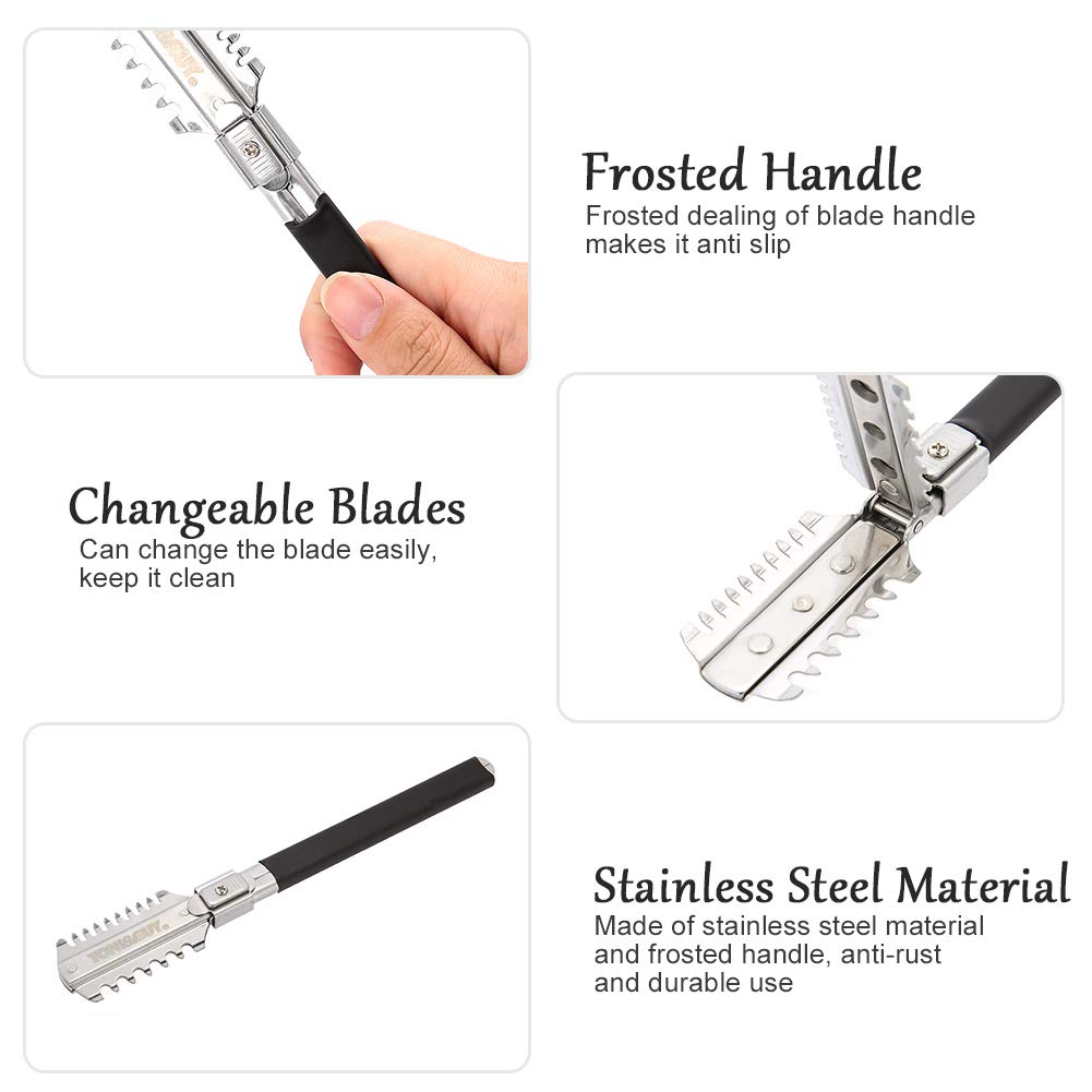 Doppel-Edge Rasieren Haarschni – Men'S Grooming Scissors Bewertung und Preis