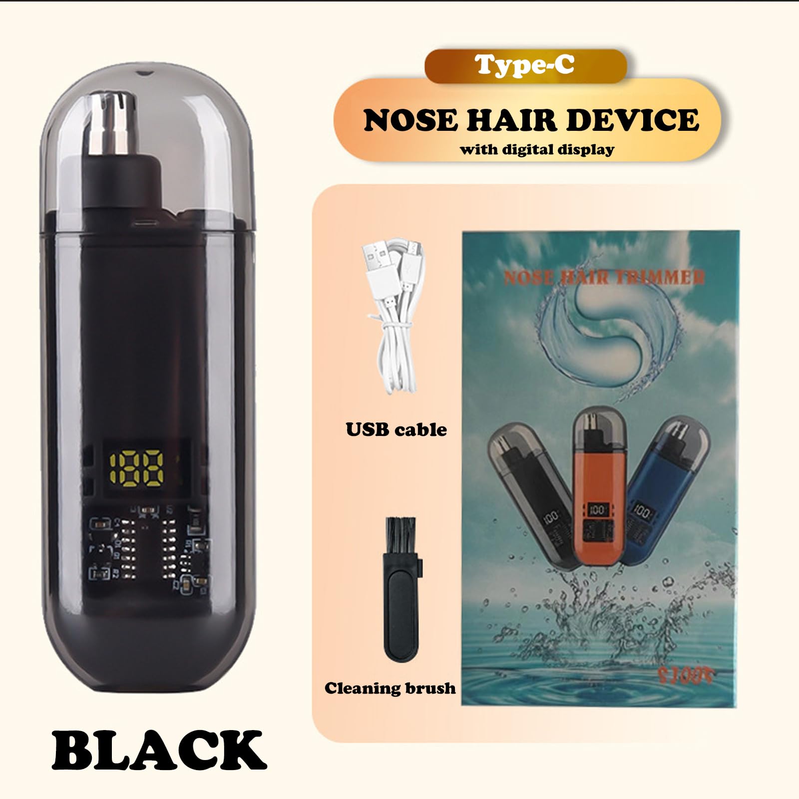 Nasen- und Ohrhaartrimmer USB- – Men'S Grooming Scissors Bewertung und Preis