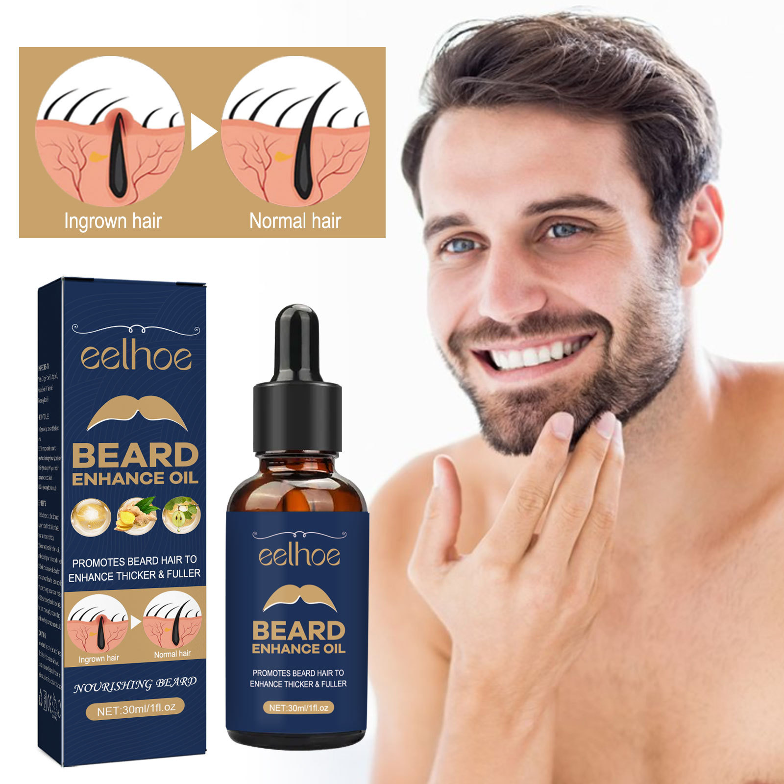 Bartwachstumsöl für Männer, Ha – Beard Oil Growth Bewertung und Preis