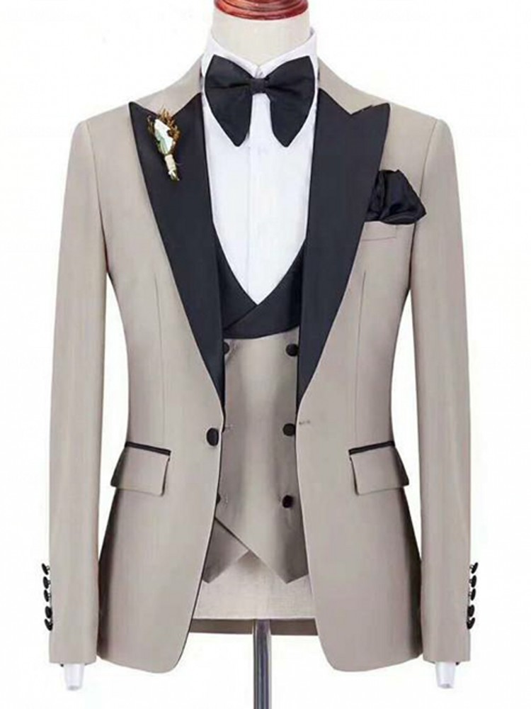 Echt Bild Beige herren Abendkl – Men'S Grooming Pictures Bewertung und Preis