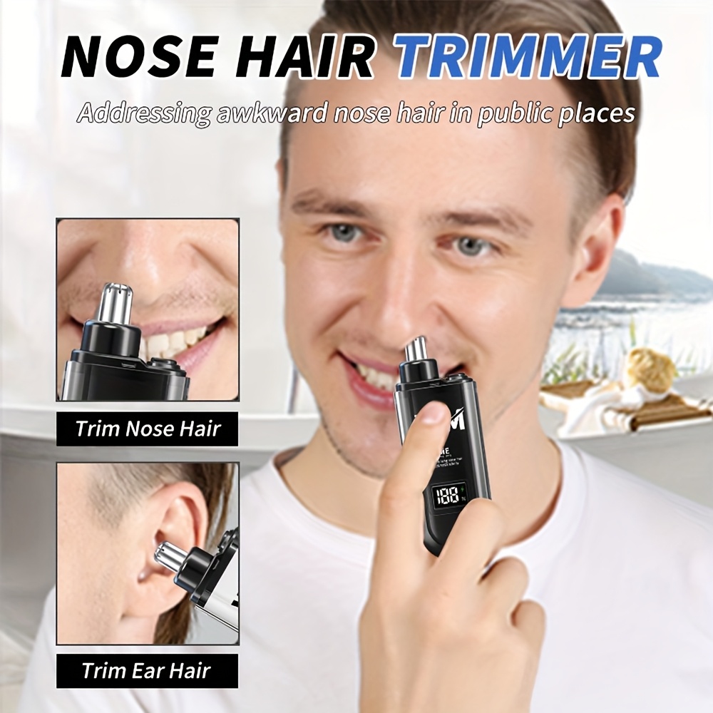 Tragbarer Mini-Nasenhaartrimme – Men'S Grooming Scissors Bewertung und Preis