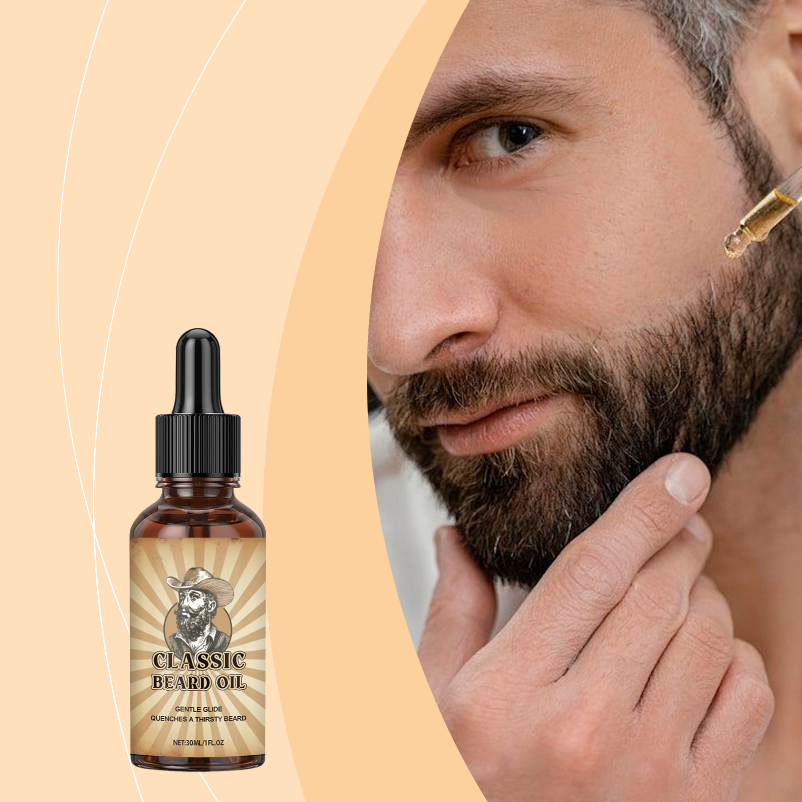 Bartwachstumspflege, ätherisch – Beard Oil Growth Bewertung und Preis